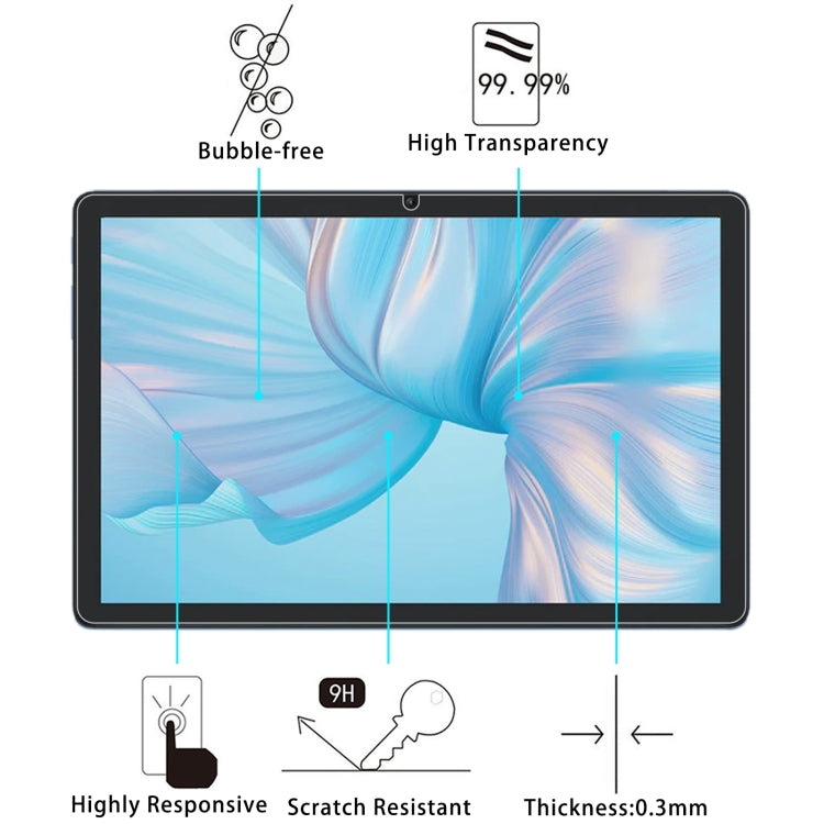 For Blackview Tab 80 25pcs 9H 0.3mm Explosion-proof Tempered Glass Film - Others by PMC TechLife | Online Shopping South Africa | PMC TechLife
