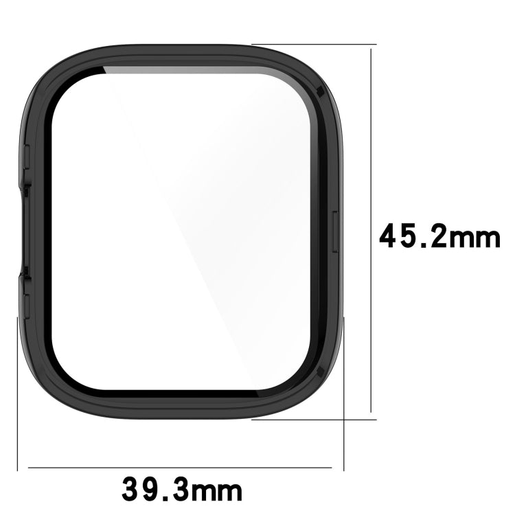 For Redmi Watch 3 Lite / Redmi Watch 3 Active PC + Tempered Film Integrated Watch Protective Case(Transparent) - free shipping - PMC TechLife - Order now!
