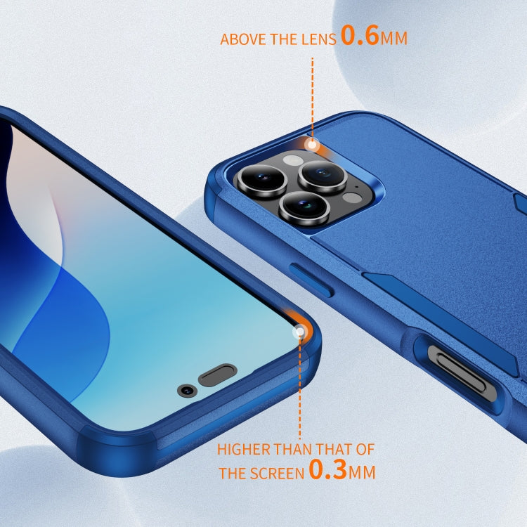For iPhone 16 Pro Max Commuter Shockproof TPU + PC Phone Case(Royal Blue) - iPhone 16 Pro Max Cases by PMC TechLife | Online Shopping South Africa | PMC TechLife | Buy Now Pay Later Mobicred