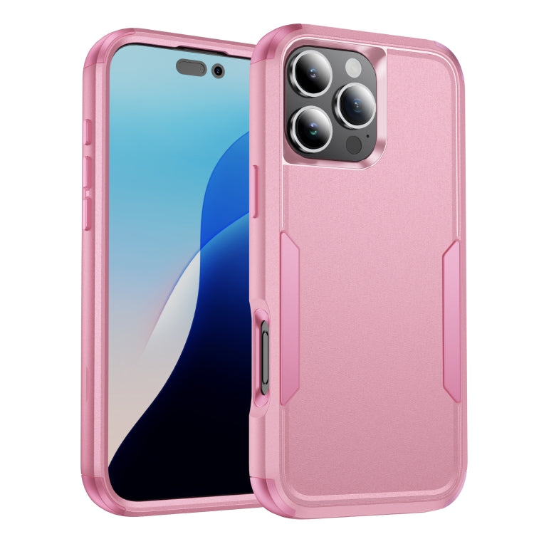 For iPhone 16 Pro Max Commuter Shockproof TPU + PC Phone Case(Pink) - iPhone 16 Pro Max Cases by PMC TechLife | Online Shopping South Africa | PMC TechLife | Buy Now Pay Later Mobicred