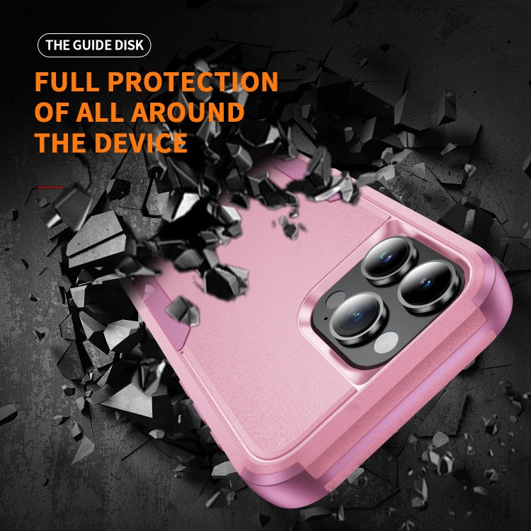 For iPhone 16 Pro Commuter Shockproof TPU + PC Phone Case(Pink) - iPhone 16 Pro Cases by PMC TechLife | Online Shopping South Africa | PMC TechLife | Buy Now Pay Later Mobicred