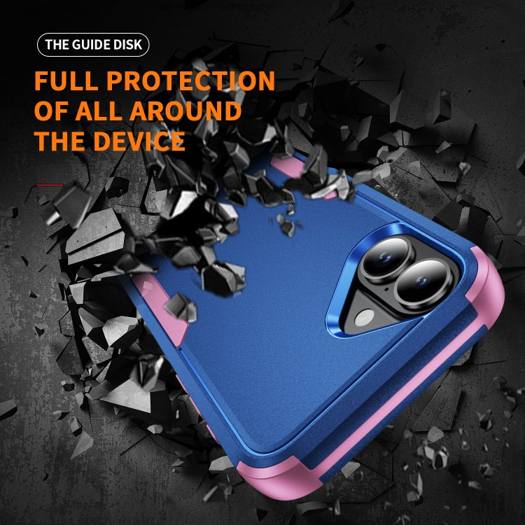 For iPhone 16 Plus Commuter Shockproof TPU + PC Phone Case(Royal Blue+Pink) - iPhone 16 Plus Cases by PMC TechLife | Online Shopping South Africa | PMC TechLife | Buy Now Pay Later Mobicred
