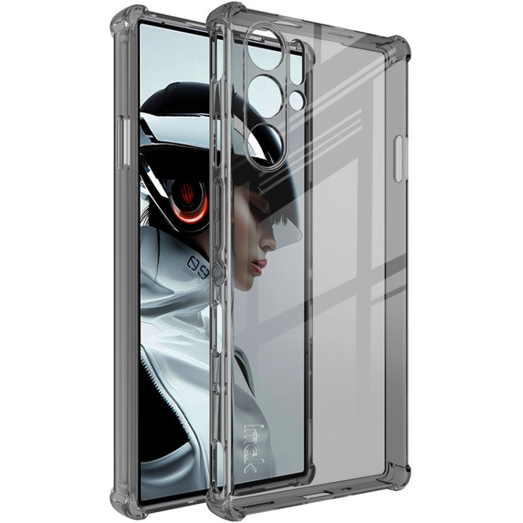 For ZTE nubia Red Magic 9 Pro 5G/9 Pro+ 5G imak Shockproof Airbag TPU Phone Case(Transparent Black) - ZTE Cases by imak | Online Shopping South Africa | PMC TechLife