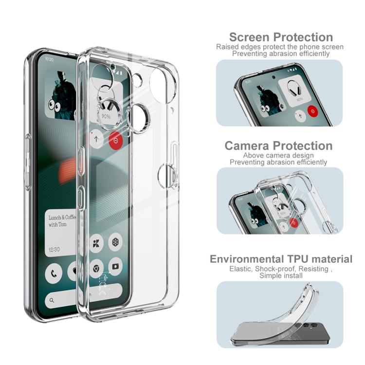For Nothing Phone 3 imak UX-10 Series Transparent Shockproof TPU Phone Case(Transparent) - free shipping - PMC TechLife - Order now!