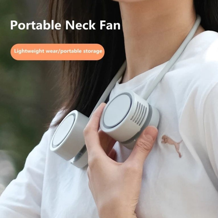 DQ209 Portable Hanging Neck Mute Aroma Diffuser Small Fan(Ice Green) - free shipping - PMC TechLife - Order now!