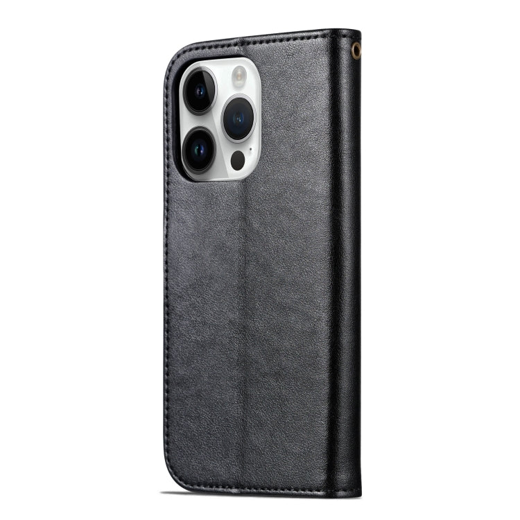 For iPhone 16 Pro Max AZNS Sheepskin Texture Flip Leather Phone Case(Black) - iPhone 16 Pro Max Cases by AZNS | Online Shopping South Africa | PMC TechLife | Buy Now Pay Later Mobicred