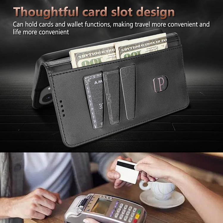 For iPhone 16e AZNS Skin Feel Calf Texture Flip Leather Phone Case(Brown) - free shipping - PMC TechLife - Order now!