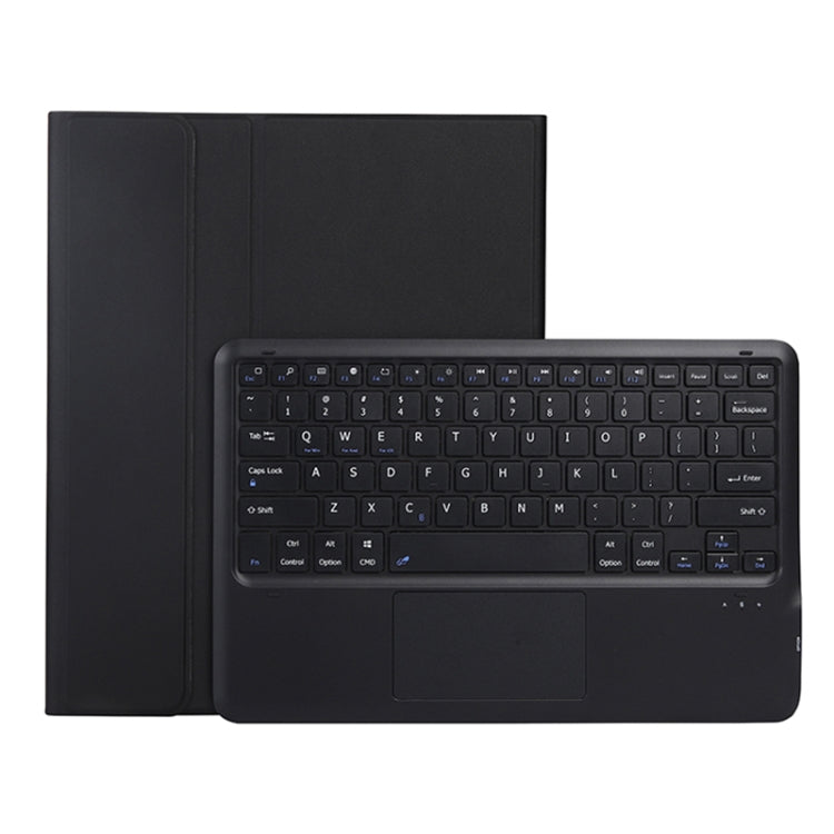 For Samsung Galaxy Tab S10+ 12.4 A810B-A Touch Pad Detachable Bluetooth Keyboard Leather Tablet Case(Black) - Samsung Keyboard by PMC TechLife | Online Shopping South Africa | PMC TechLife | Buy Now Pay Later Mobicred
