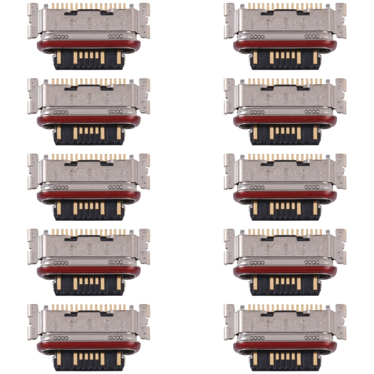 For Xiaomi Redmi 12C 10 PCS Charging Port Connector - Tail Connector by PMC Jewellery | Online Shopping South Africa | PMC Jewellery | Buy Now Pay Later Mobicred