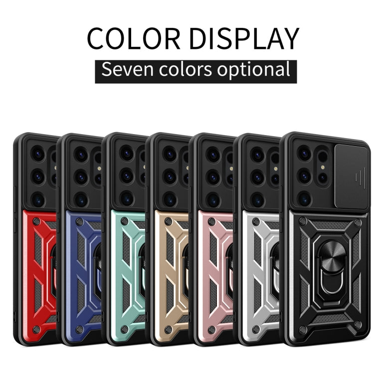 For Samsung Galaxy S24 Ultra 5G Sliding Camera Cover Design TPU+PC Phone Case(Black) - Galaxy S24 Ultra 5G Cases by PMC TechLife | Online Shopping South Africa | PMC TechLife | Buy Now Pay Later Mobicred