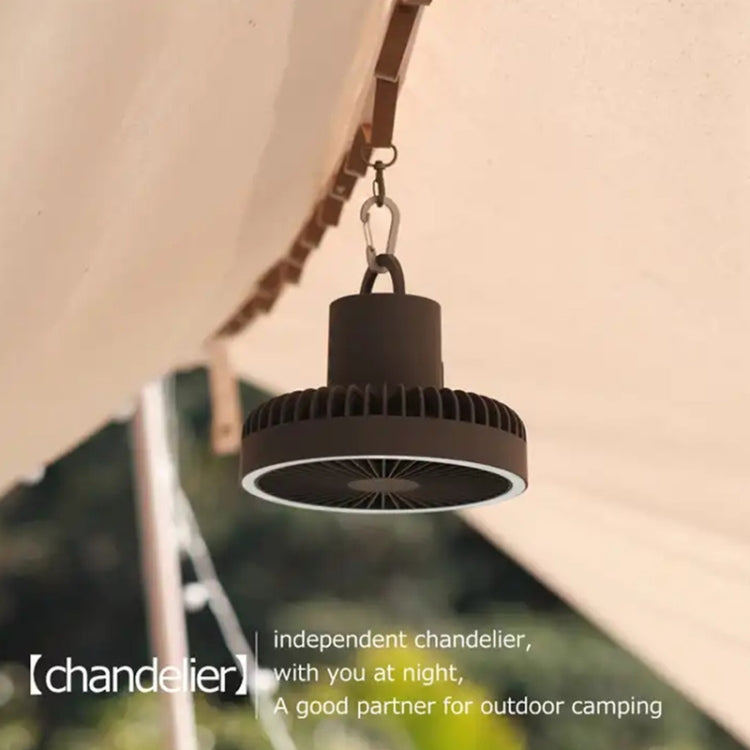 DQ212 10000mAh Outdoor Portable Camping Fan Tent Hanging Vertical Light(White) - Electric Fans by PMC TechLife | Online Shopping South Africa | PMC TechLife | Buy Now Pay Later Mobicred