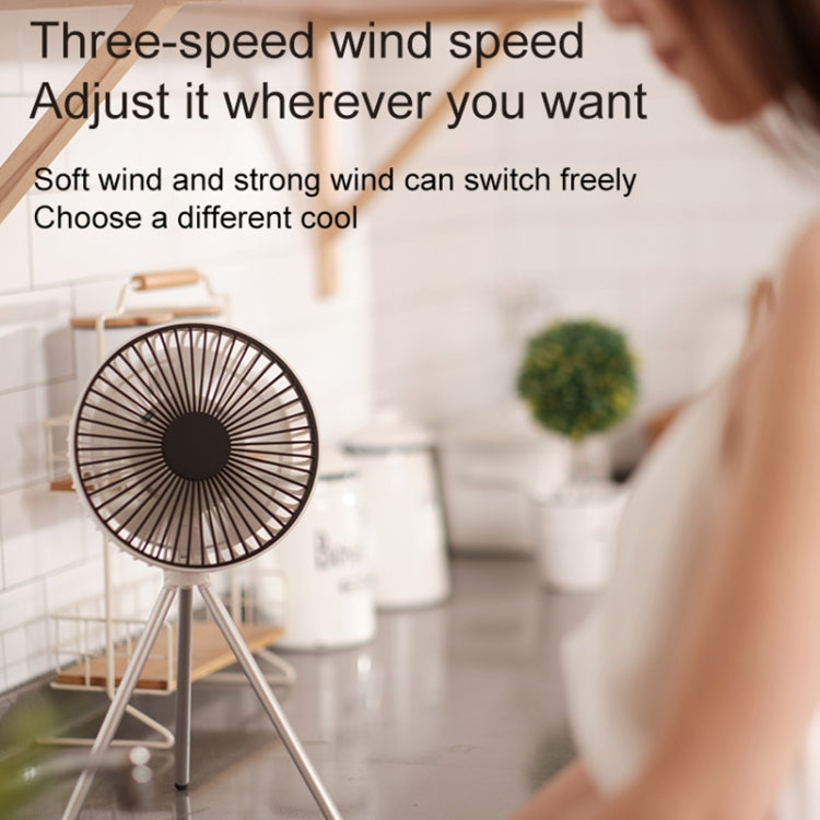 DQ213 4000mAh Outdoor Portable Camping Fan Tent Hanging Vertical Light(White) - Electric Fans by PMC TechLife | Online Shopping South Africa | PMC TechLife | Buy Now Pay Later Mobicred