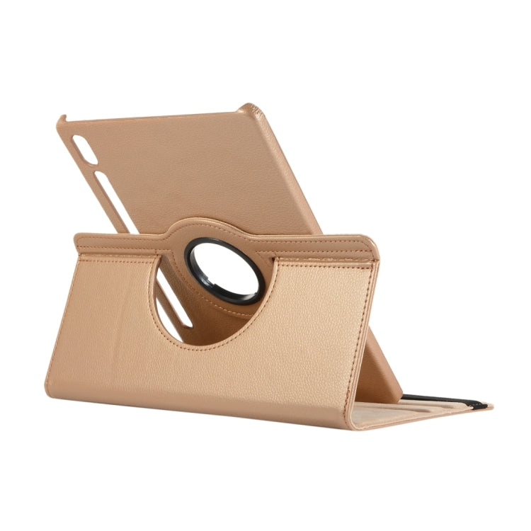 For Samsung Galaxy Tab S10 FE / S9 FE / S9 Litchi Texture 360 Degrees Rotation Holder Leather Tablet Case(White) - free shipping - PMC Jewellery - Order now!