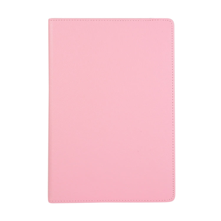 For Samsung Galaxy Tab S9+ / Tab S10+ Litchi Texture 360 Degrees Rotation Holder Leather Tablet Case(Pink) - Galaxy Tab S9+ Cases by PMC Jewellery | Online Shopping South Africa | PMC Jewellery | Buy Now Pay Later Mobicred