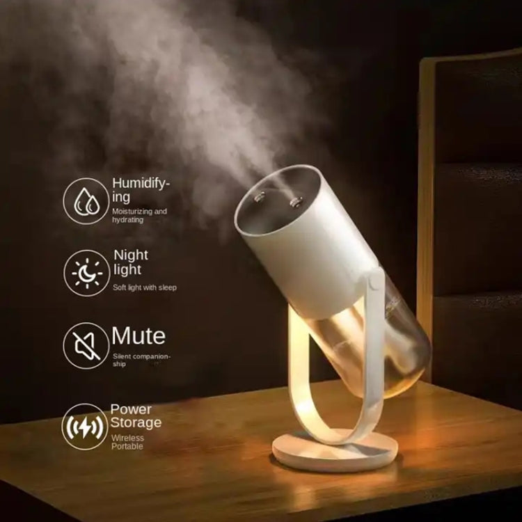 S07 Multi-mode Wireless Double Jet Humidifier(White) - free shipping - PMC TechLife - Order now!