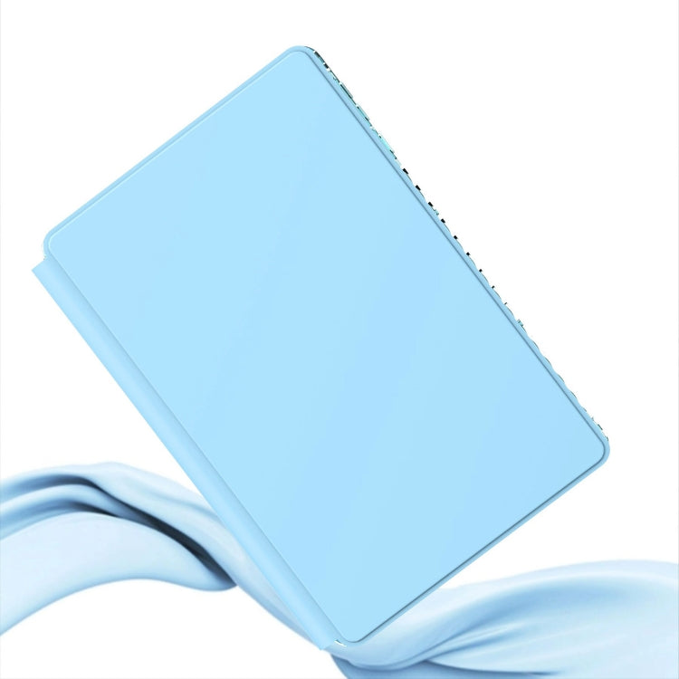 For Huawei MatePad T10 / T10S Clear 360 Rotation Stand Smart Leather Tablet Case(Baby Blue) - Huawei by PMC TechLife | Online Shopping South Africa | PMC TechLife | Buy Now Pay Later Mobicred