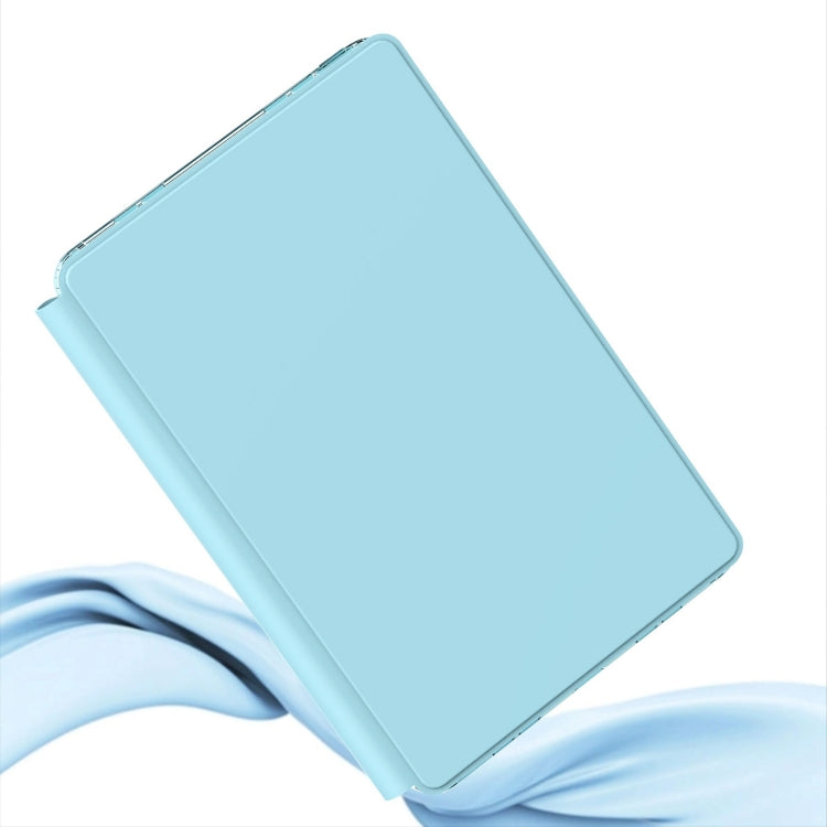 For Huawei MatePad 10.4 Clear 360 Rotation Stand Smart Leather Tablet Case(Purple) - Huawei by PMC TechLife | Online Shopping South Africa | PMC TechLife | Buy Now Pay Later Mobicred