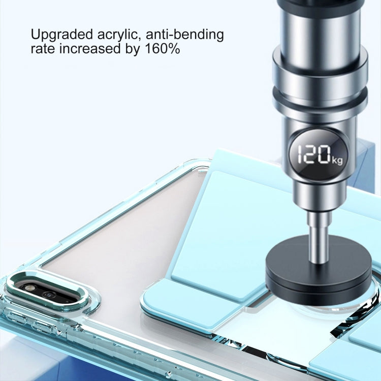 For Huawei MatePad 10.4 Clear 360 Rotation Stand Smart Leather Tablet Case(Purple) - Huawei by PMC TechLife | Online Shopping South Africa | PMC TechLife | Buy Now Pay Later Mobicred