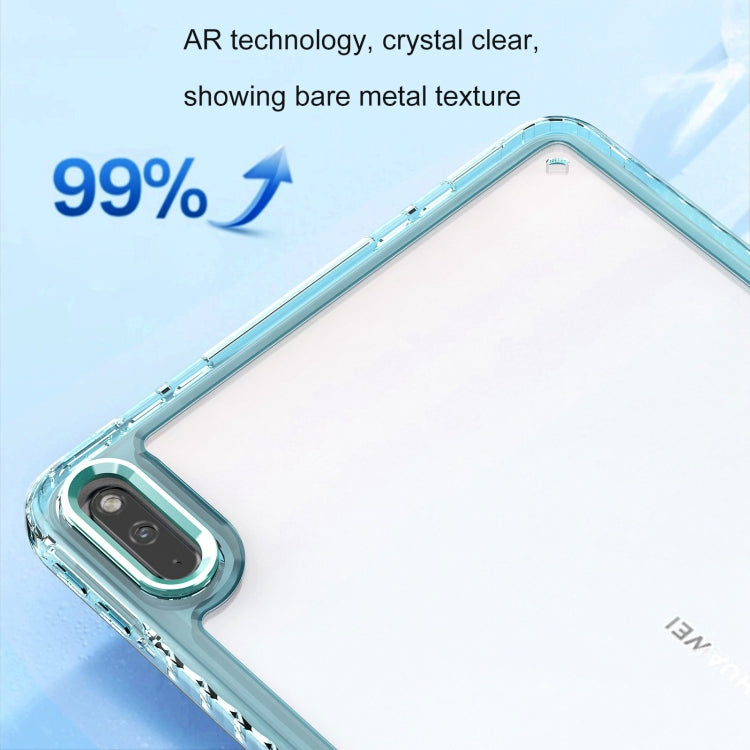 For Huawei MatePad 10.4 Clear Acrylic Shockproof Tablet Case(Baby Blue) - Huawei by PMC TechLife | Online Shopping South Africa | PMC TechLife | Buy Now Pay Later Mobicred