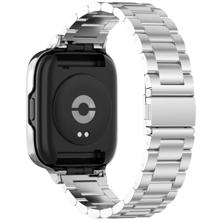 For Redmi Watch 3 Lite / Watch 3 Active 2 in 1 Three-bead Metal Watch Band with Watch Frame(Silver) - free shipping - PMC TechLife - Order now!