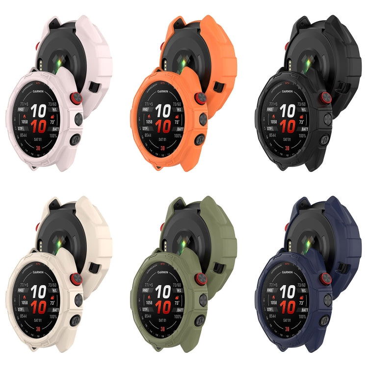 For Garmin Approach S70 47mm Armor Hollow Watch Protective Case(Orange) - free shipping - PMC TechLife - Order now!