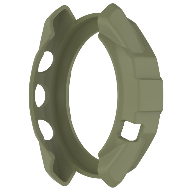For Garmin Approach S70 47mm Armor Hollow Watch Protective Case(Green) - Watch Cases by PMC TechLife | Online Shopping South Africa | PMC TechLife | Buy Now Pay Later Mobicred