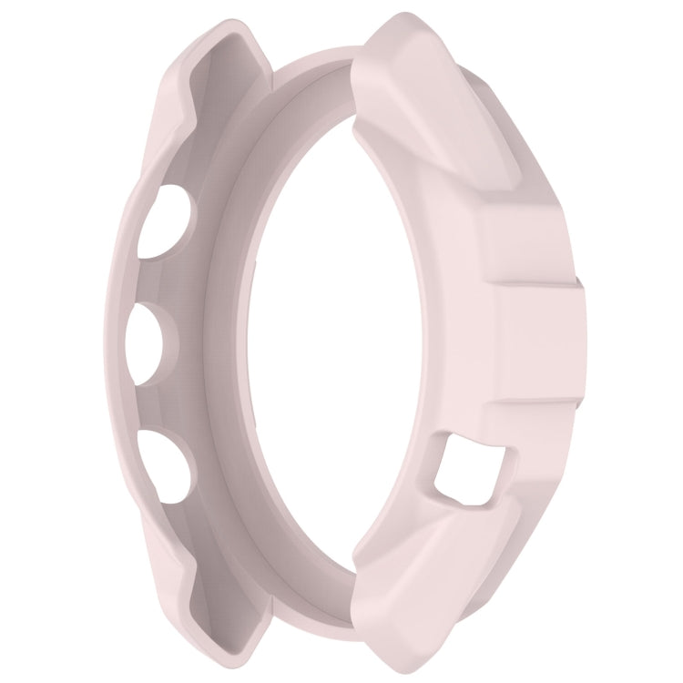 For Garmin Approach S70 47mm Armor Hollow Watch Protective Case(Light Pink) - Watch Cases by PMC TechLife | Online Shopping South Africa | PMC TechLife