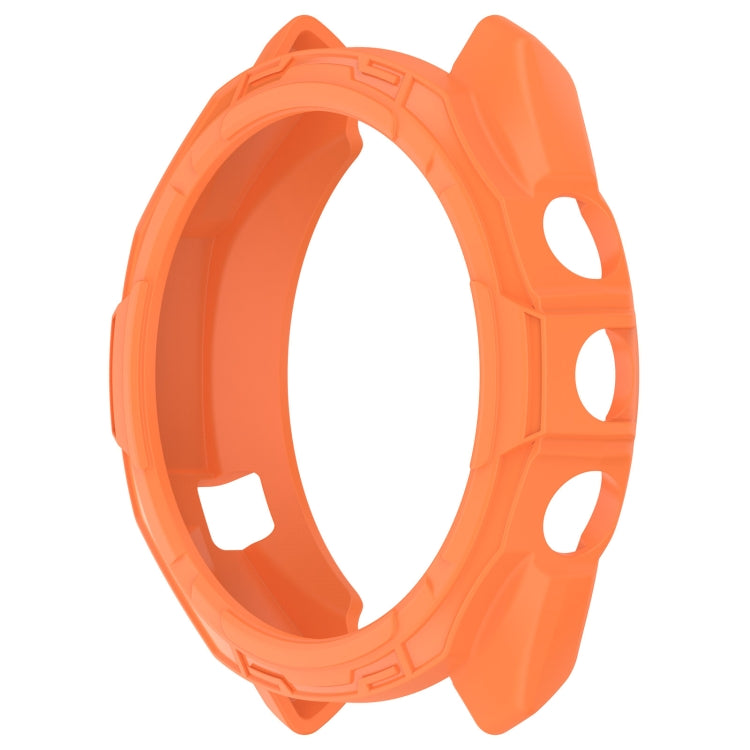 For Garmin Approach S70 42mm Armor Hollow Watch Protective Case(Orange) - Watch Cases by PMC TechLife | Online Shopping South Africa | PMC TechLife
