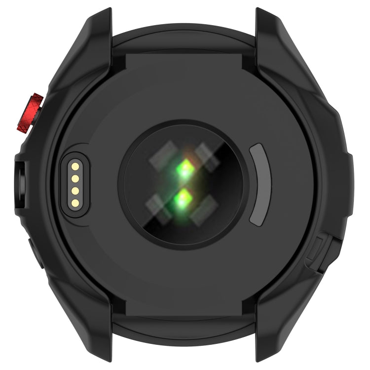 For Garmin Approach S70 42mm Armor Hollow Watch Protective Case(Black) - Watch Cases by PMC TechLife | Online Shopping South Africa | PMC TechLife