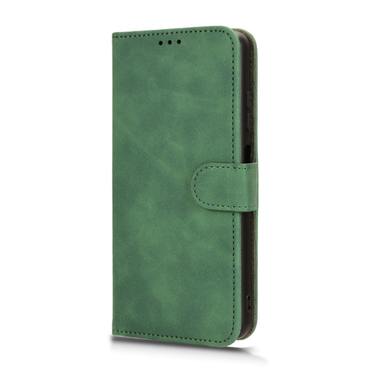 For Blackview OSCAL C70 Skin Feel Magnetic Flip Leather Phone Case(Green) - More Brand by PMC TechLife | Online Shopping South Africa | PMC TechLife
