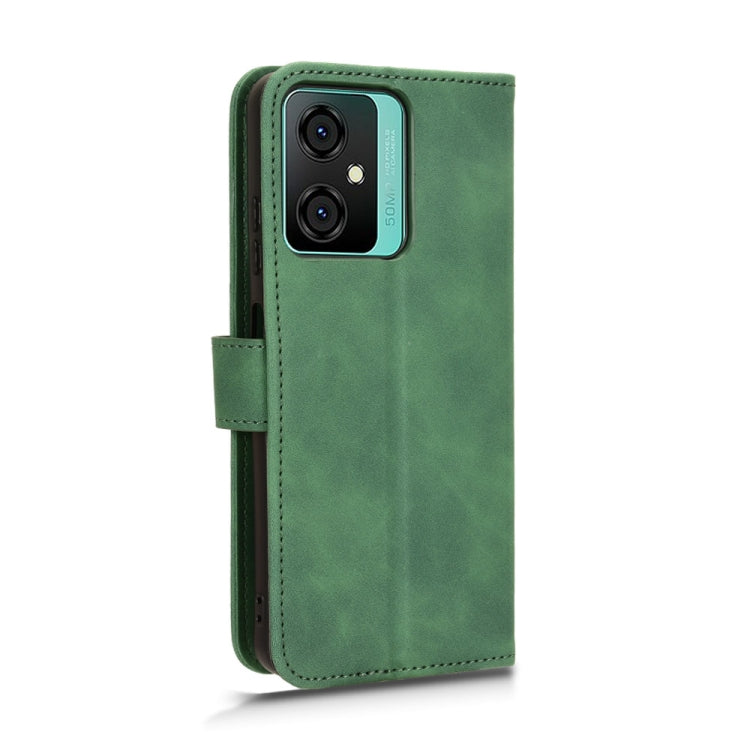 For Blackview OSCAL C70 Skin Feel Magnetic Flip Leather Phone Case(Green) - More Brand by PMC TechLife | Online Shopping South Africa | PMC TechLife