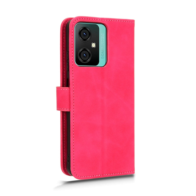 For Blackview OSCAL C70 Skin Feel Magnetic Flip Leather Phone Case(Rose Red) - More Brand by PMC TechLife | Online Shopping South Africa | PMC TechLife