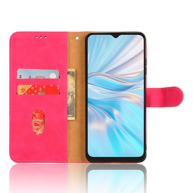 For Blackview OSCAL C70 Skin Feel Magnetic Flip Leather Phone Case(Rose Red) - More Brand by PMC TechLife | Online Shopping South Africa | PMC TechLife