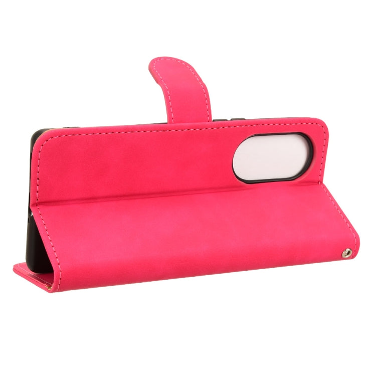 For Blackview A200 Pro Skin Feel Magnetic Flip Leather Phone Case(Rose Red) - free shipping - PMC TechLife - Order now!