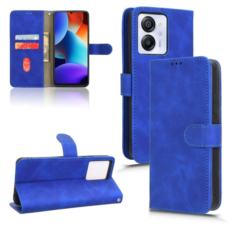 For Blackview Oscal Modern 8 / Color 8 Skin Feel Magnetic Flip Leather Phone Case(Blue) - free shipping - PMC TechLife - Order now!