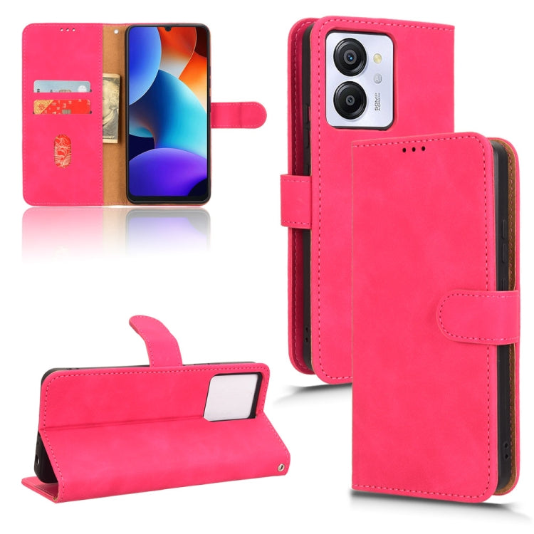 For Blackview Oscal Modern 8 / Color 8 Skin Feel Magnetic Flip Leather Phone Case(Rose Red) - free shipping - PMC TechLife - Order now!