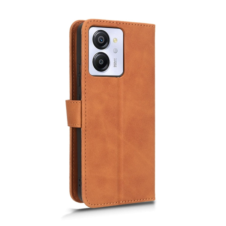 For Blackview Oscal Modern 8 / Color 8 Skin Feel Magnetic Flip Leather Phone Case(Brown) - More Brand by PMC TechLife | Online Shopping South Africa | PMC TechLife | Buy Now Pay Later Mobicred