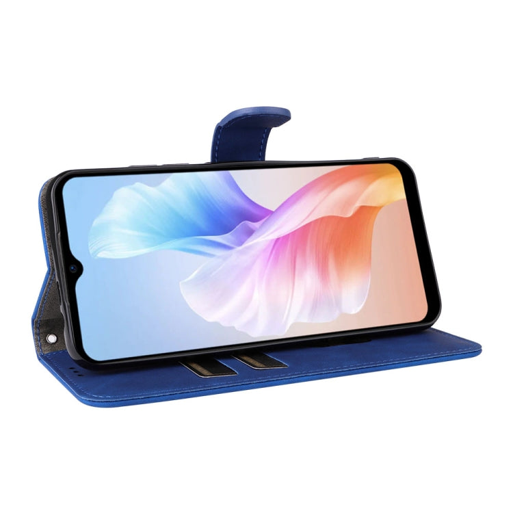 For Doogee X98 / X98 Pro Skin Feel Magnetic Flip Leather Phone Case(Blue) - More Brand by PMC TechLife | Online Shopping South Africa | PMC TechLife | Buy Now Pay Later Mobicred
