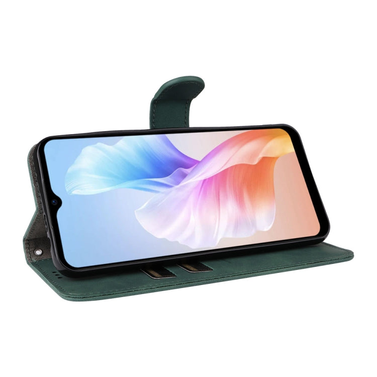 For Doogee X98 / X98 Pro Skin Feel Magnetic Flip Leather Phone Case(Green) - More Brand by PMC TechLife | Online Shopping South Africa | PMC TechLife | Buy Now Pay Later Mobicred