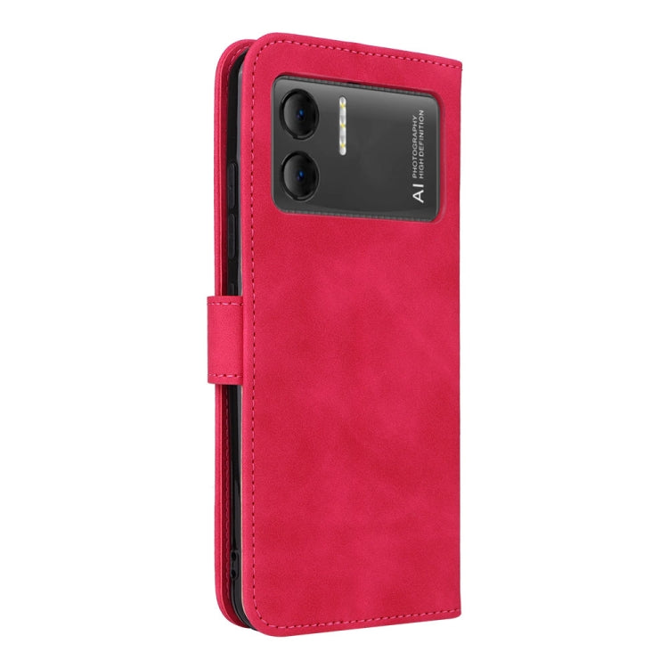 For Doogee X98 / X98 Pro Skin Feel Magnetic Flip Leather Phone Case(Rose Red) - free shipping - PMC TechLife - Order now!