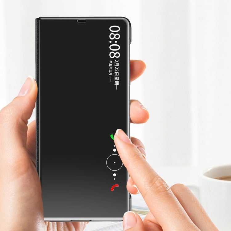 For Honor Magic V2 Electroplated Mirror Protective Phone Case with Holder(Pink) - Honor Cases by PMC TechLife | Online Shopping South Africa | PMC TechLife | Buy Now Pay Later Mobicred