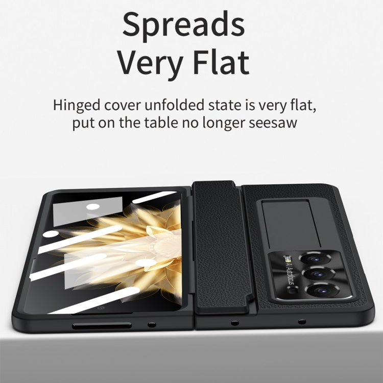 For Honor Magic V2 Shield Series Integrated Folding Phone Case(Light Blue) - Honor Cases by PMC TechLife | Online Shopping South Africa | PMC TechLife | Buy Now Pay Later Mobicred