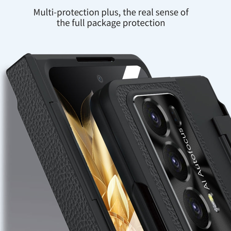 For Honor Magic V2 Shield Series Integrated Folding Phone Case(Light Gold) - Honor Cases by PMC TechLife | Online Shopping South Africa | PMC TechLife | Buy Now Pay Later Mobicred