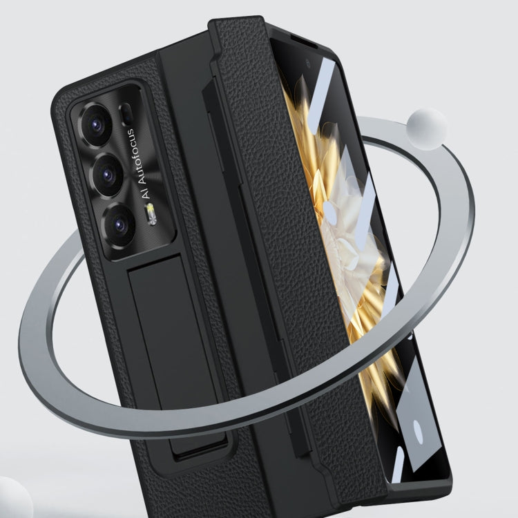 For Honor Magic V2 Shield Series Integrated Folding Phone Case(Light Gold) - Honor Cases by PMC TechLife | Online Shopping South Africa | PMC TechLife | Buy Now Pay Later Mobicred