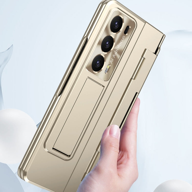 For Honor Magic V2 Integrated Folding Phone Case with Hinge(Rose Gold) - Honor Cases by PMC TechLife | Online Shopping South Africa | PMC TechLife | Buy Now Pay Later Mobicred