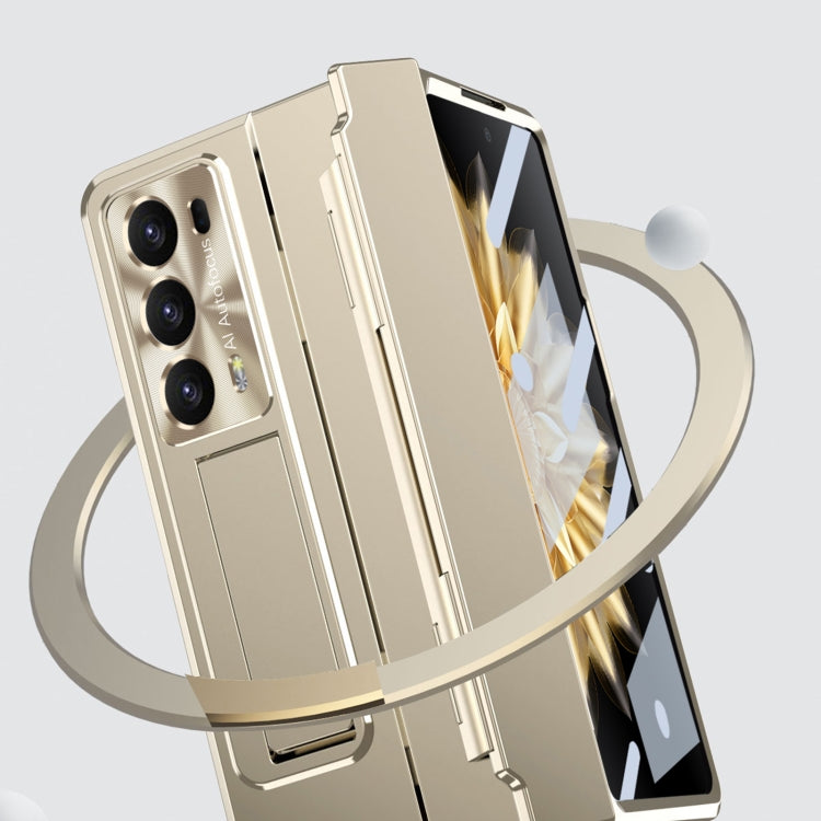 For Honor Magic V2 Integrated Folding Phone Case with Hinge(Rose Gold) - Honor Cases by PMC TechLife | Online Shopping South Africa | PMC TechLife | Buy Now Pay Later Mobicred