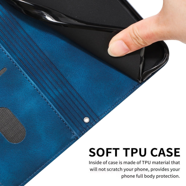 For Motorola Moto G Power 5G 2024 Dream Triangle Leather Phone Case with Lanyard(Blue) - Motorola Cases by PMC Jewellery | Online Shopping South Africa | PMC Jewellery | Buy Now Pay Later Mobicred