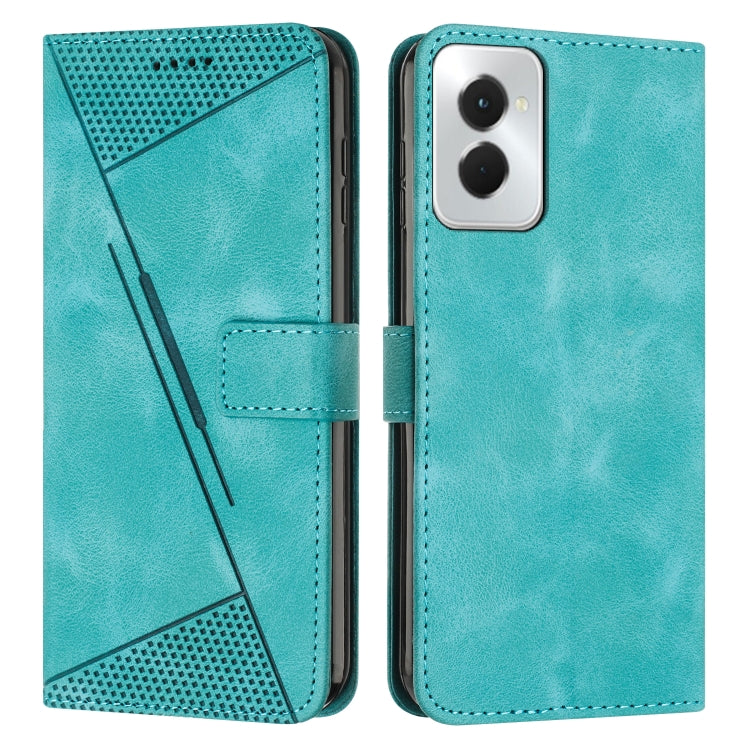 For Motorola Moto G Power 5G 2024 Dream Triangle Leather Phone Case with Lanyard(Green) - free shipping - PMC Jewellery - Order now!