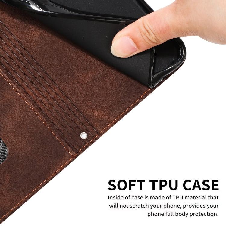 For Motorola Moto G Power 5G 2024 Dream Triangle Leather Phone Case with Lanyard(Brown) - Motorola Cases by PMC Jewellery | Online Shopping South Africa | PMC Jewellery | Buy Now Pay Later Mobicred