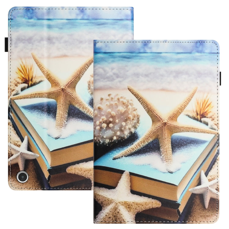 For Amazon Kindle Fire Max 11 2023 Sewing Litchi Texture Smart Leather Tablet Case(Starfish) - Amazon by PMC TechLife | Online Shopping South Africa | PMC TechLife | Buy Now Pay Later Mobicred